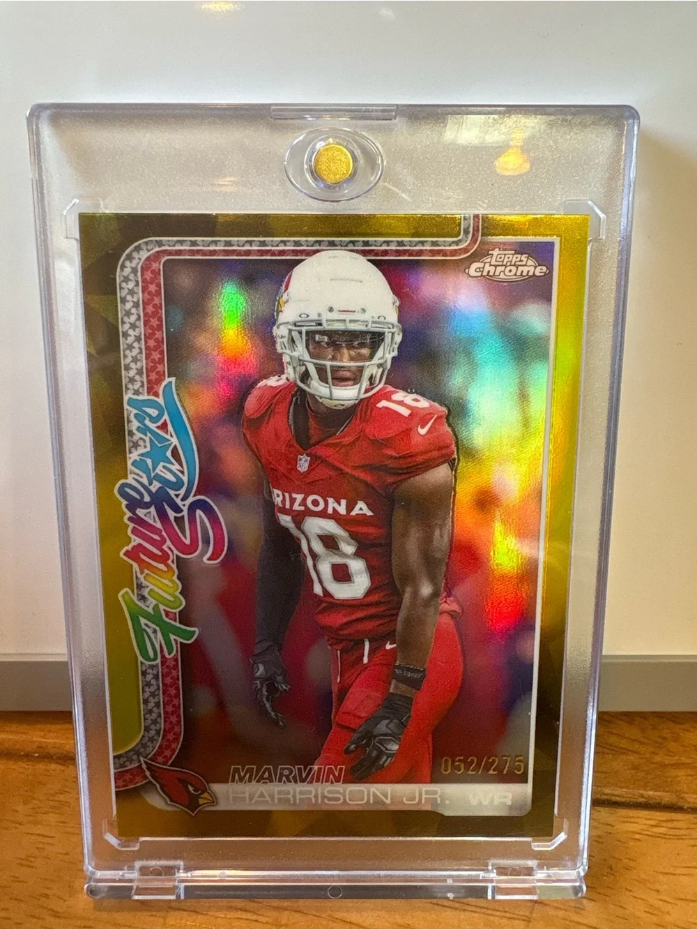 Topps Future Stars Card - Marvin Harrison Jr. — Red, Blue, Silver, White